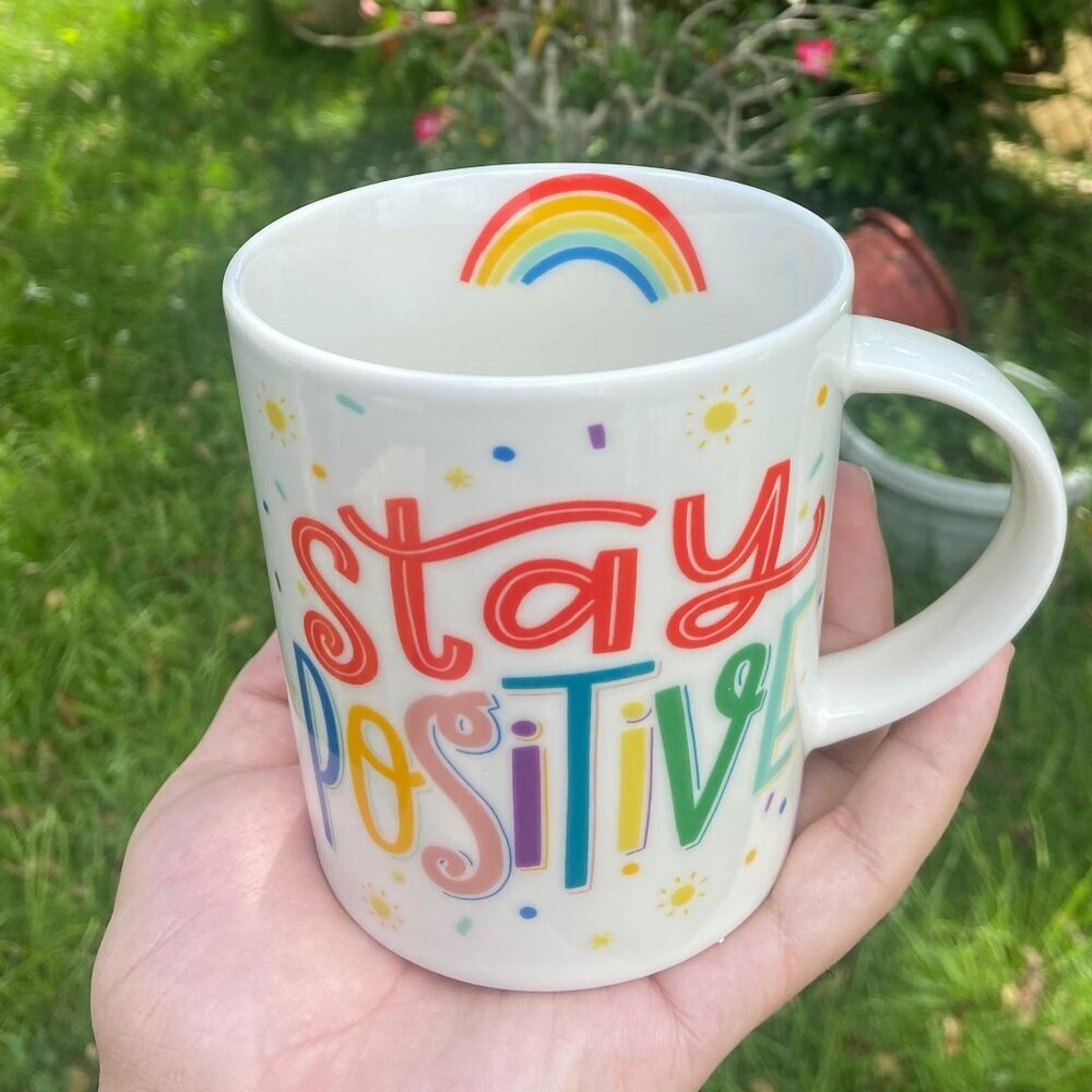 NEW!!! “STAY POSITIVE” - MUG - Picture 2 of 5